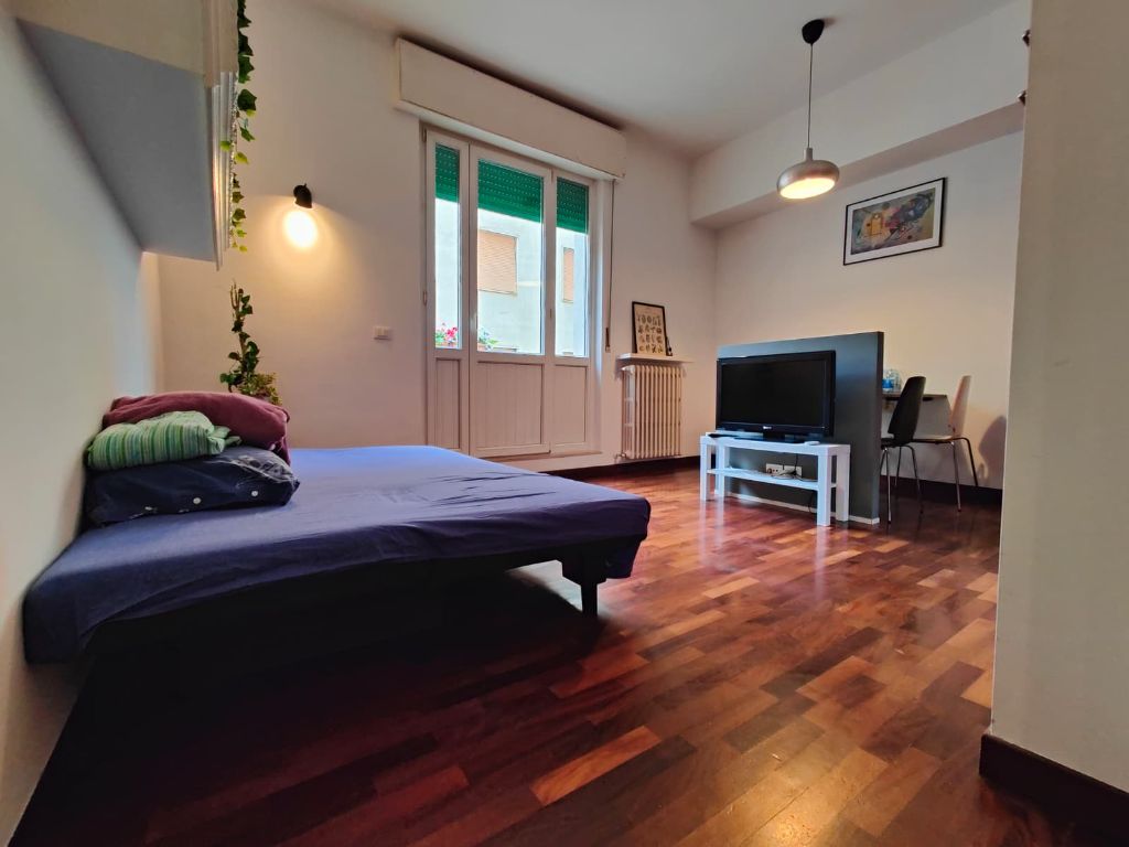 Zona living con divano letto